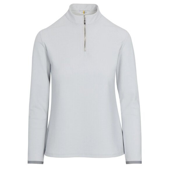 NWT Callidae Grey Quarter Zip Shirt S - Picture 1 of 3
